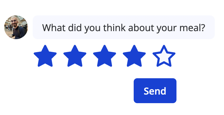 Rating input in bot